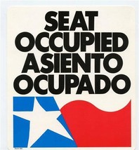 Texas International Airlines Occupied Asiento &amp; Blocked Load Distributio... - £31.05 GBP