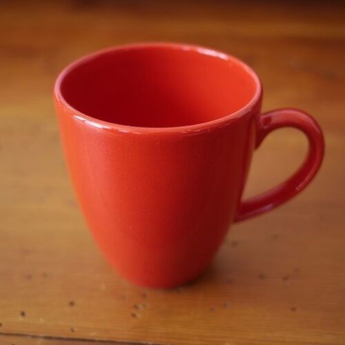 Waechtersbach Germany Fun Factory Red Glazed Ceramic Large Coffee Tea Mug - $24.74
