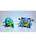 VINTAGE TOMY POKEMON FIGURES SQUIRTLE BLASTOISE- RARE RETRO TOY - FREE S... - £31.23 GBP