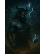 Kalim the Storm-Eater Djinn – Chaos Marid for Wealth, Power &amp; Rapid Tran... - $350.00