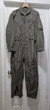 VTG Flight Suit Coveralls Flyers Men&#39;s L Green CWU-27/P US Military Jump... - $44.36 CAD