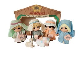 Vintage Precious Moments Enesco Hi Babies Collection Xmas Nativity Set, 6 Pc - £60.51 GBP