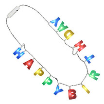 Brightside Multicolor LED Necklace, Adjustable, Happy Birthday Gift - $528.89 MXN