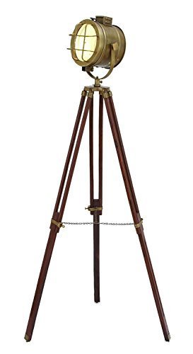 NauticalMart Industrial Floor Standing Studio Searchlight - Home Decor