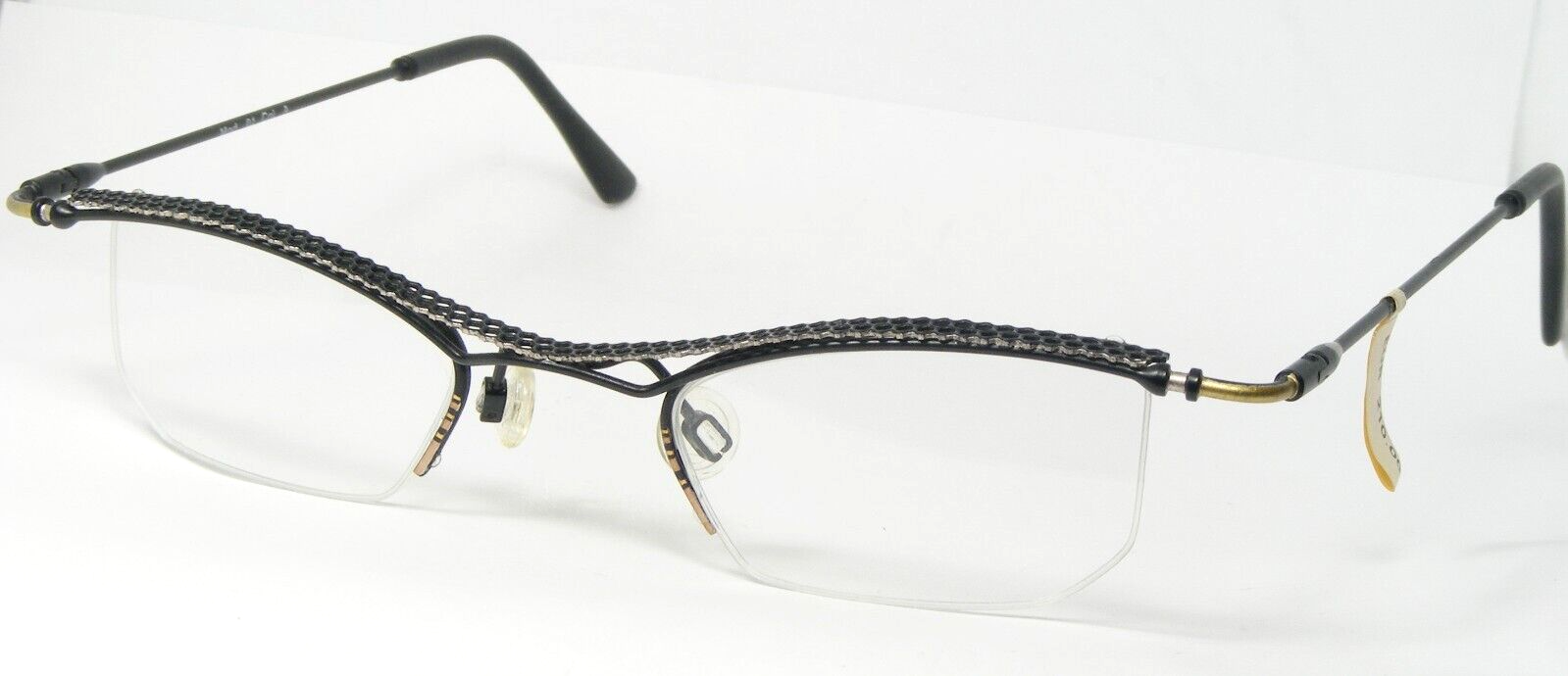 Gafas Vintage METRO 01 En Negro / Plata / Oro / Otro Único Raro 45-20-139mm - $96.13