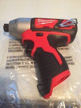 2 Brand New Milwaukee 12v M12 Lithium  1/4-in Hex Impact Drivers Model 2462-20 - £71.37 GBP