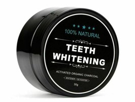 Organic Coconut Activated Charcoal Whitener Natural Teeth Whitening Powd... - $5.79