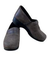 L.L. Bean Shoes Womens EU 35 US 5 Slip On Clogs Brown Suede Mules 8175 - $19.79