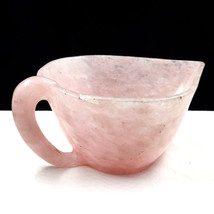 Unique Natural Rose Quartz Carved Bowl 8 &quot; 4365 Ct Big Gemstone For Home Decor - £379.69 GBP