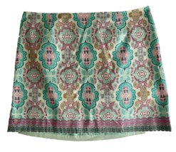 Talbots Woman Petites Aqua, Pink, Yellow Print Lined Pencil Skirt Size 22WP - €16,27 EUR