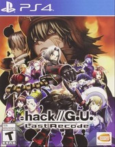 .Hack G.U. Last Recode Sony PlayStation 4 Complete CIB Video Game Disc V... - $24.00