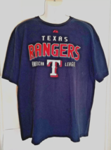 Majestic Texas Rangers T-Shirt Men&#39;s 2XL - £8.43 GBP