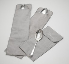 3 ROBINSONS FLANNEL LARGE SILVERWARE PIECES STORAGE POUCHES ANTI TARNISH... - $350.43 MXN