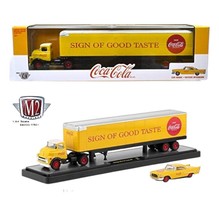 M2 machines Coca Cola 1958 DODGE COE hauler &amp; Chrysler 300C 1:64 Diecast... - $39.20