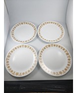 Vintage Set of 4 Corelle BUTTERFLY GOLD 10-1/4&quot; Dinner Plates - $18.76