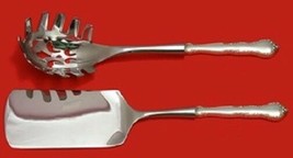 Mignonette By Lunt Sterling Silver Italian Serving Set HHWS 2pc Custom - £120.36 GBP