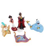 Mini 3&quot; Disney Store Aladdin Figures Genie Jafar Sultan Magic Carpet Cak... - €13,68 EUR