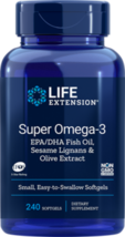 2 Bottles Sale Life Extension Super Omega 3 EPA/DHA 240 Gels - £39.32 GBP