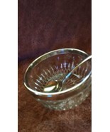 Silver Plate And Crystal 2 Pc Set - $5.00