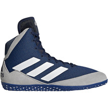 Adidas | FZ5384 | Mat Wizard 5 | Navy/Grey/White Wrestling Shoes | 2021 Release - £86.49 GBP