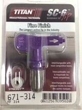 Titan SC-6 Plus Synergy Fine Airless Spray Tip 5000 psi - $45.66