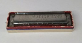M. Hohner Harmonica Made in Germany Igesetzl Geschl Trade Mark  Marine Band 1881 - £14.07 GBP