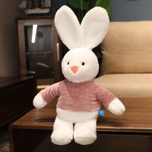 Rabbit in T-shirt Plush Toys Lovely Dolls Infant Appease Pillow Stuffed Soft Toy - £13.03 GBP