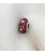 Great for Gift Pandora RED STEPPING STONES Murano Glass Bead - £12.58 GBP