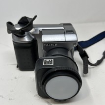 Sony Mavica MVC-FD91 0.8MP Optical Zoom Digital Camera &amp;Case Parts Only Untested - £14.99 GBP