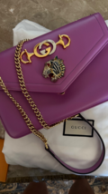 Authenticity Guarantee

Gucci Luscious Purple Rajah Shoulder  Bag Calfsk... - $1,628.55