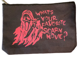 Fright Night Scary Movie Black  Zipper Bag 7.5” X 10” Pencil Case Tote Bag - £10.27 GBP