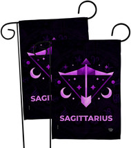 Sagittarius Garden Flags Pack Zodiac 13 X18.5 Double-Sided House Banner - $28.97