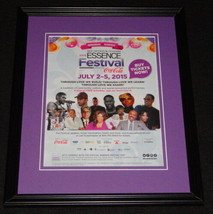 2015 Essence Festival Framed ORIGINAL Advertisement Kevin Hart Kendrick ... - £26.01 GBP