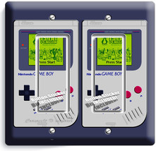 Video Game Boy Console Classic Nintendo Double Gfi Light Switch Plate Room Decor - £10.23 GBP