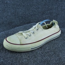 Converse Shoreline Women Sneaker Shoes White Fabric Lace Up Size 8 Medium - £19.73 GBP