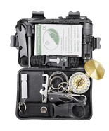 12pcs Emergency Survival Kit Tactical Camping Military Edc Gear Wilderne... - £31.56 GBP