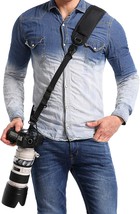 Waka Rapid Camera Shoulder Sling Strap For Nikon Canon Sony Olympus Dslr, Black. - £27.13 GBP