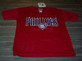 Children&#39;s Kids Philadelphia Phillies #38 Schilling Mlb Baseball Jersey Medium - £15.57 GBP