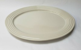 Pampered Chef Family Heritage Stoneware Platter Turkey Beige New Traditions  - £100.87 GBP