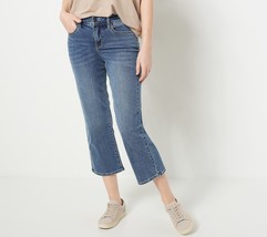 NYDJ Marilyn Straight Crop Jeans in Cool Embrace - Rockie Rockie, Tall 16 - £39.04 GBP