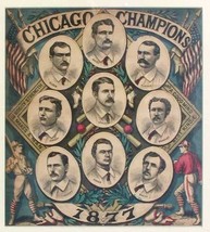 1877 Chicago White Stockings 8X10 Team Photo Baseball Picture Mlb - £3.93 GBP