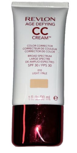 REVLON CC CREAM Color Corrector Foundation SPF 30 #010 LIGHT/PALE (New/S... - $19.79