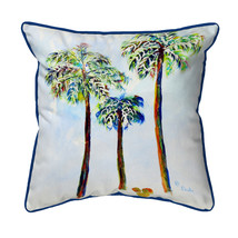 Betsy Drake Three Palms Large Indoor Outdoor Pillow 18x18 - £36.90 GBP