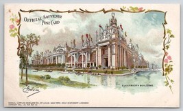 Electricity Building 1904 World&#39;s Fair St Louis Missouri Official Postcard I29 - £10.01 GBP