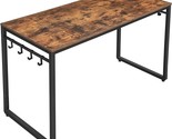 Computer Desk, Office Desk With 8 Hooks, For Study, Home Office, Easy As... - $297.99