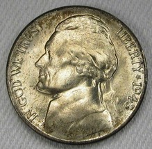 1943-S Silver 4 Steps Jefferson Nickel Nice Original Bloom GEM+ UNC AD689 - £18.29 GBP