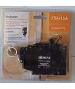 SIEMENS Q1515AFCP 15AMP 1 POLE TANDEM ARC-FAULT CIRCUIT INTERRUPTER - $984.45 MXN