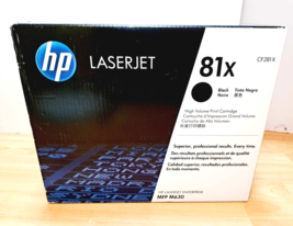 BRAND NEW &amp; SEALED GENUINE HP LASERJET CF281X 81X BLACK TONER CARTRIDGE ... - $219.25 CAD