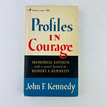 John F Kennedy Profiles in Courage Memorial Edition Paperback Book 1964 - £8.87 GBP