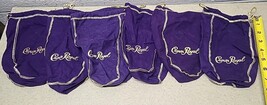 CROWN ROYAL PURPLE BAG 8" WITH DRAW STRING -  Lot Of 6 - $457.79 MXN CROWN ROYAL PURPLE BAG 8" WITH DRAW STRING -  Lot Of 6 - $457.79 MXN